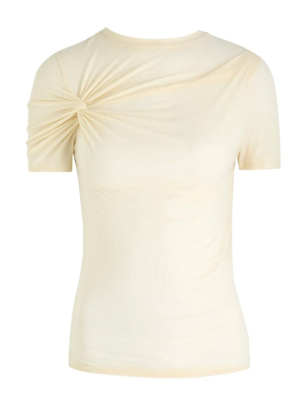 AGOLDE - Lisa Tee Oat Milk, Size XS
